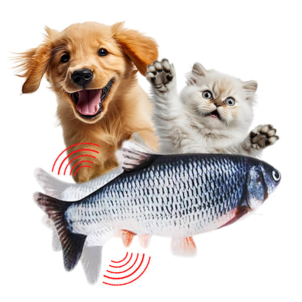 Zalivoยฎ Cat Wagging Fish Realistic Plush