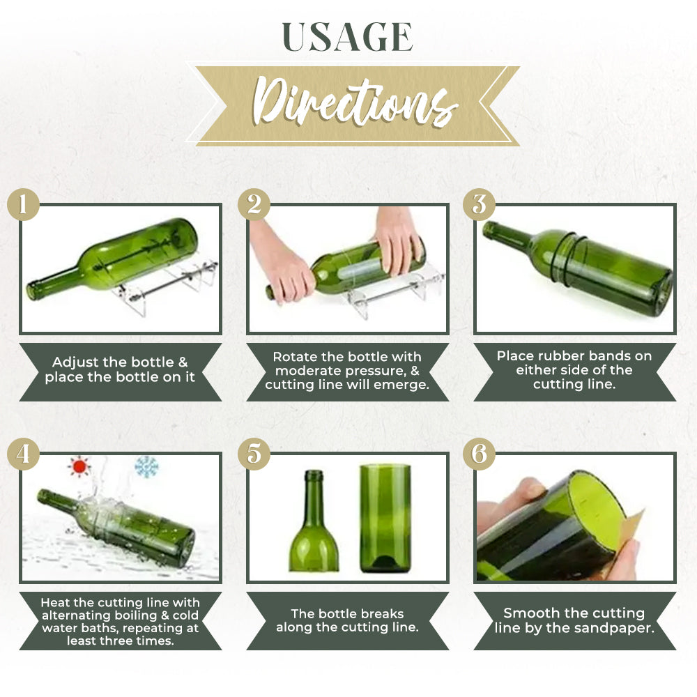 Sugoola® DIY Tool Glass Bottle Cutter