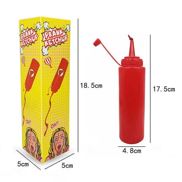 Sugoola® Squeeze-Surprise Ketchup Prank Bottle