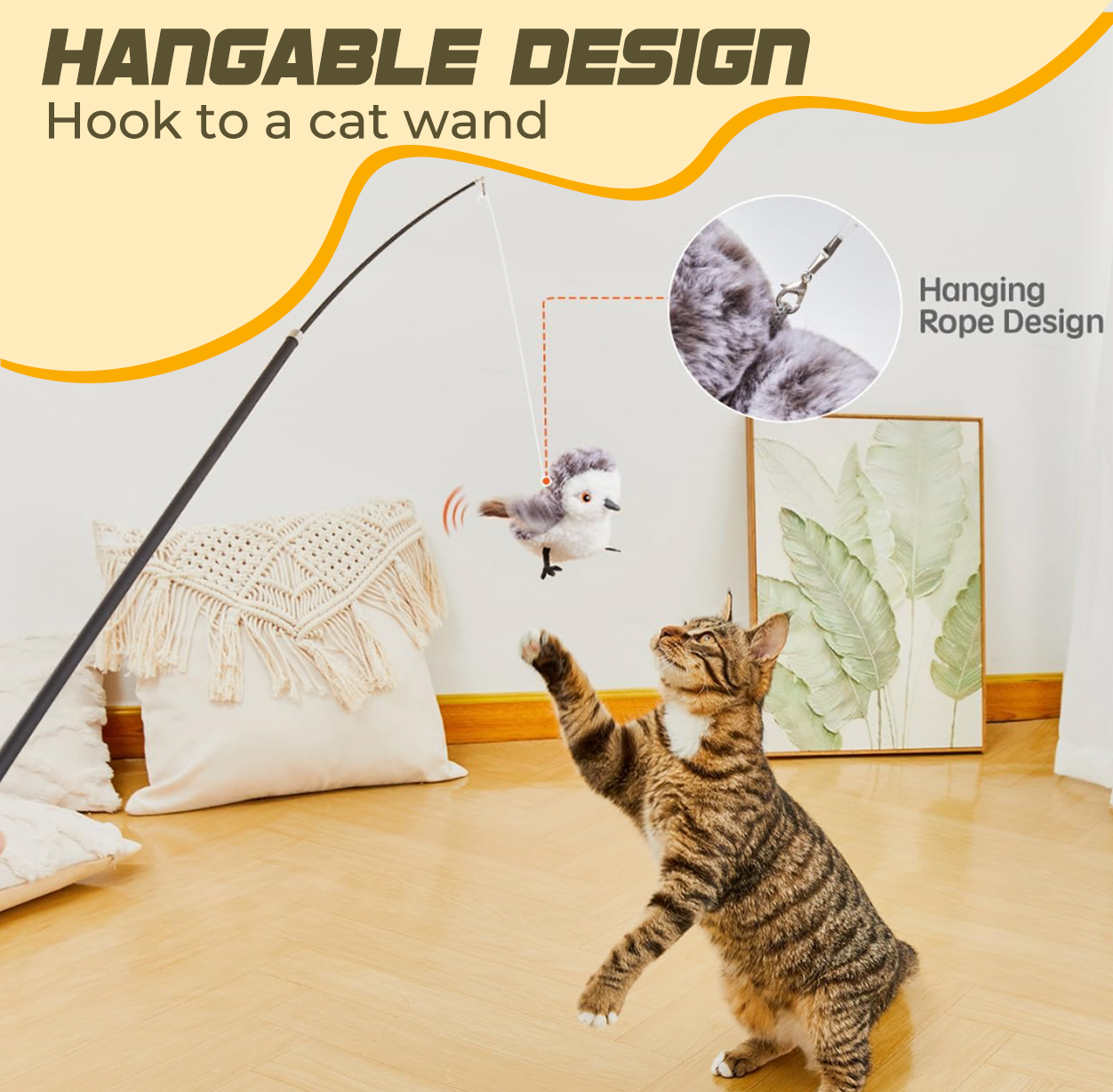Sugoola® Flapping Bird Cat Toy