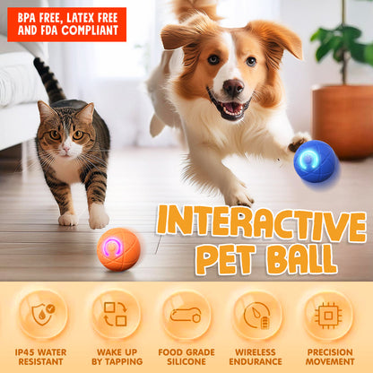 Sugoola® Interactive Pet Toys for Dog & Cat Durable Automatic Bouncing & Rolling Ball