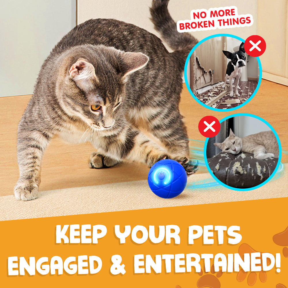 Sugoola® Interactive Pet Toys for Dog & Cat Durable Automatic Bouncing & Rolling Ball