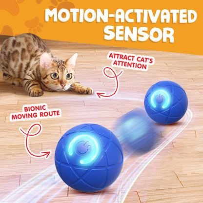 Sugoola® Interactive Pet Toys for Dog & Cat Durable Automatic Bouncing & Rolling Ball