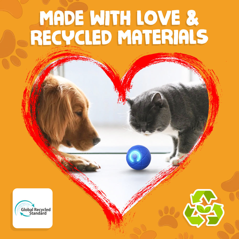 Sugoola® Interactive Pet Toys for Dog & Cat Durable Automatic Bouncing & Rolling Ball