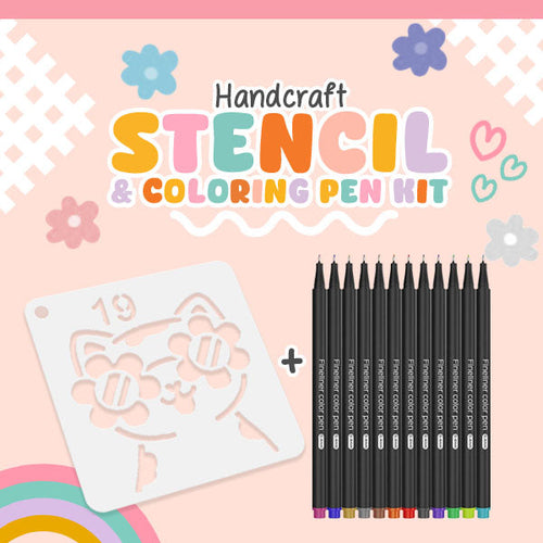 Sugoola® DIY Painting Stencil & Coloring Pen Kit