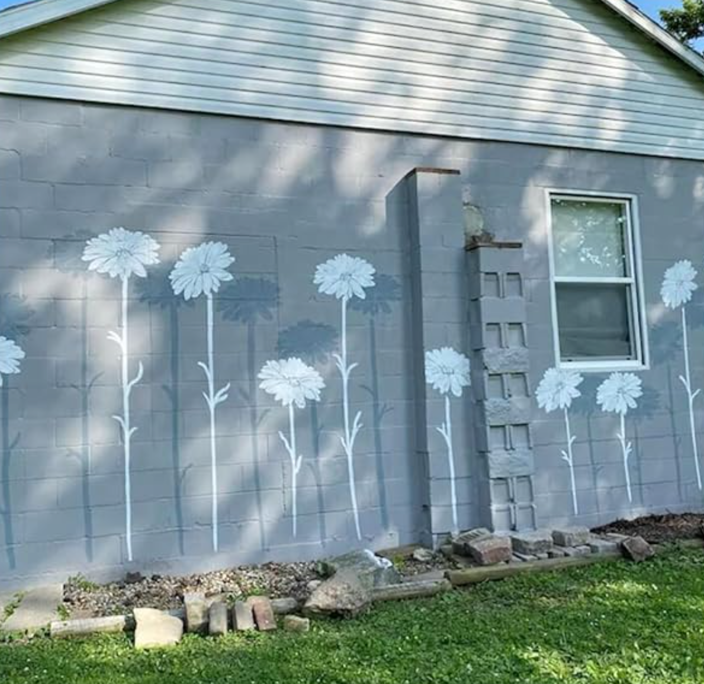 Sugoola® Garden Fence Large Flower Stencils DIY Decoration Bloom Trace