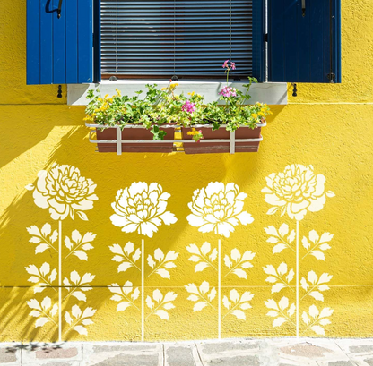 Sugoola® Garden Fence Large Flower Stencils DIY Decoration Bloom Trace