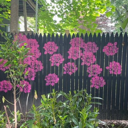Sugoola® Garden Fence Large Flower Stencils DIY Decoration Bloom Trace